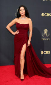 Emmys 2021: Catherine Zeta-Jones Looks so Pretty in Cristina Ottaviano Gown