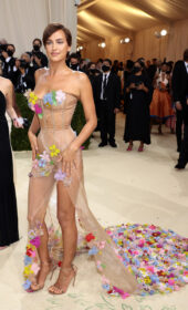 Irina Shayk Sizzles in Moschino Naked Dress at The 2021 Met Gala