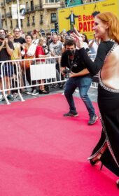 Jessica Chastain Looks Fabulous in Miu Miu Dress for ‘The Eyes of Tammy Faye’ Premiere at 2021 San Sebastian Film Festival