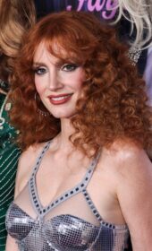 Jessica Chastain’s different look in a Silver Dress at "The Eyes Of Tammy Faye" New York Premiere 2021