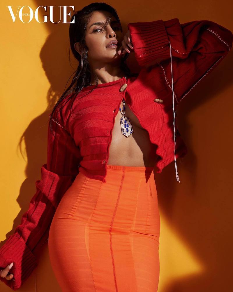 Stunning Priyanka Chopra in Vogue India, September 2021