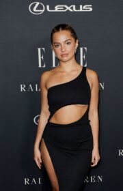 Addison Rae Wore Black Cutout Dress at 27th Annual ELLE Women in Hollywood Celebration