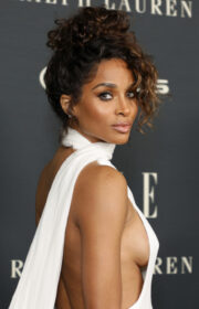 Ciara Wore Racy White Dress at 27th Annual ELLE Women in Hollywood Celebration in LA