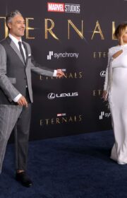 Dazzling Rita Ora in Stephane Rolland Gown at the ‘Eternals’ LA Premiere