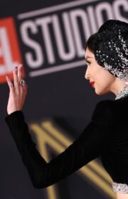 Delightful Gemma Chan in Miss Sohee at the 'Eternals' Rome Film Festival 2021 Premiere