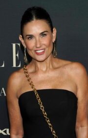 Demi Moore Wore Chic Dress at 27th Annual ELLE Women in Hollywood Celebration in LA