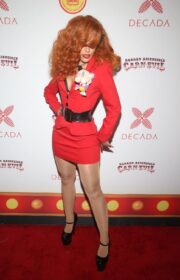 Doja Cat in Powerpuff Girls Costume at 2021 CarnEvil Halloween Bash