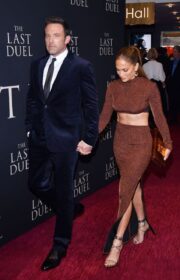 Jennifer Lopez PDA with Ben Affleck at The Last Duel New York Premiere