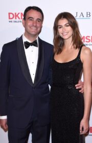 Kaia Gerber in Sparkling Black Dress at the DKMS Gala 2021 in New York City
