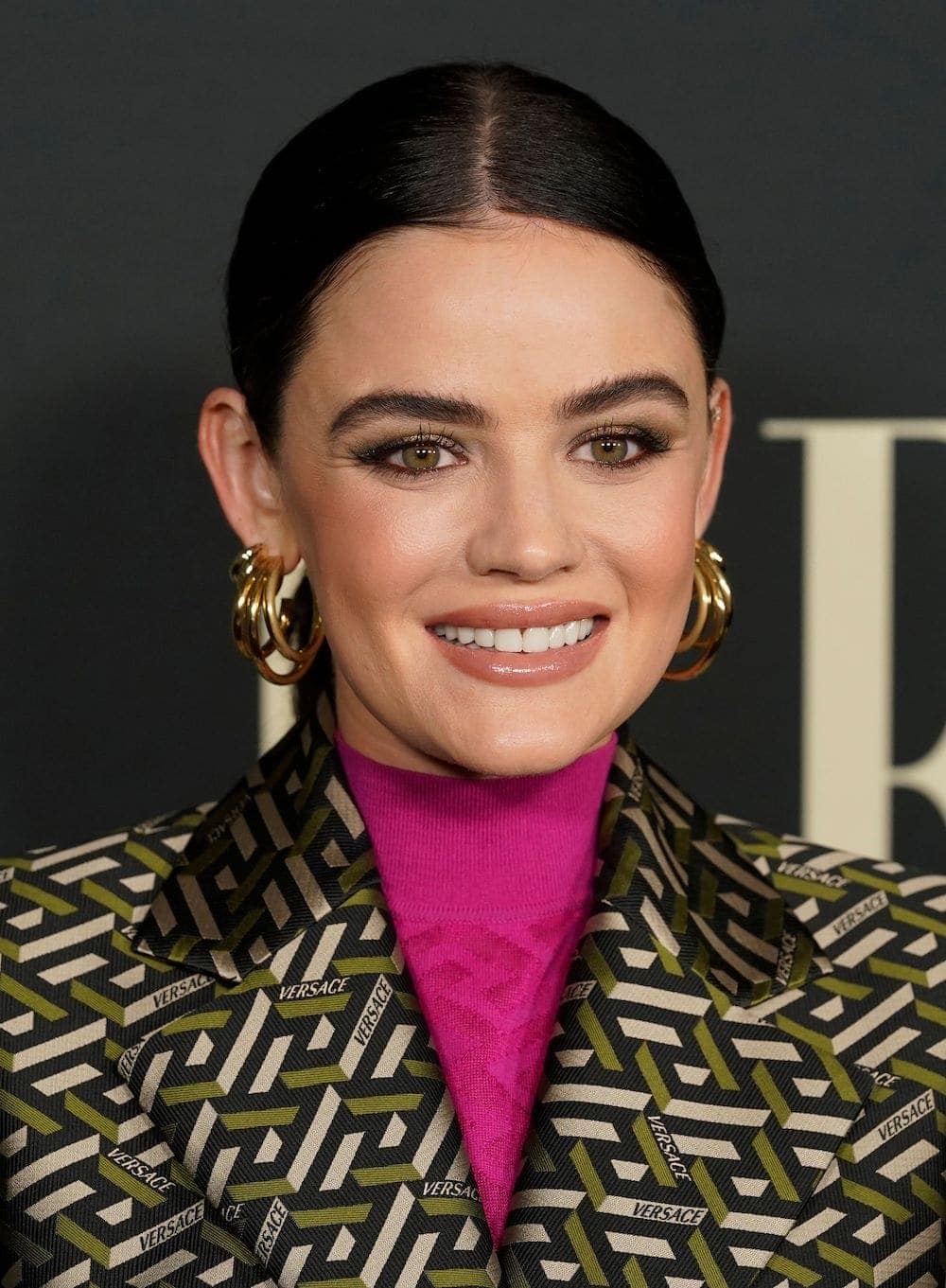 Lucy Hale Wore Versace to 27th Annual ELLE Women In Hollywood Celebration 2021