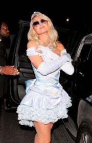 Paris Hilton in Cinderella Costume at 2021 Halloween Bash in LA