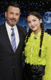 Radiant Olivia Rodrigo on Jimmy Kimmel Live on October 26, 2021