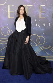 Radiant Angelina Jolie in Valentino at the ‘Eternals’ London Premiere 2021