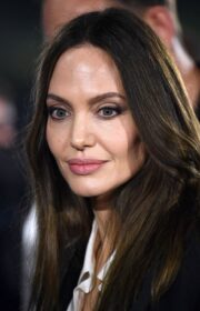 Ravishing Angelina Jolie in Valentino at the Eternals London Premiere 2021