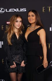 Salma Hayek Looks Incredible in a Gucci Dress at The ‘Eternals’ LA Premiere