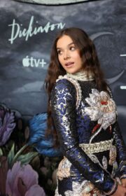 Hailee Steinfeld in Floral Gown at Apple TV+’s ‘Dickinson’ Season 3 Premiere