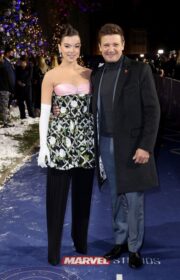 Hailee Steinfeld in Richard Quinn Dress at the ‘Hawkeye’ London Premiere