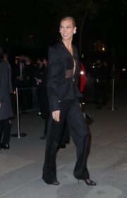 Karlie Kloss in Sheer Black Outfit at WSJ's 2021 Innovator Awards