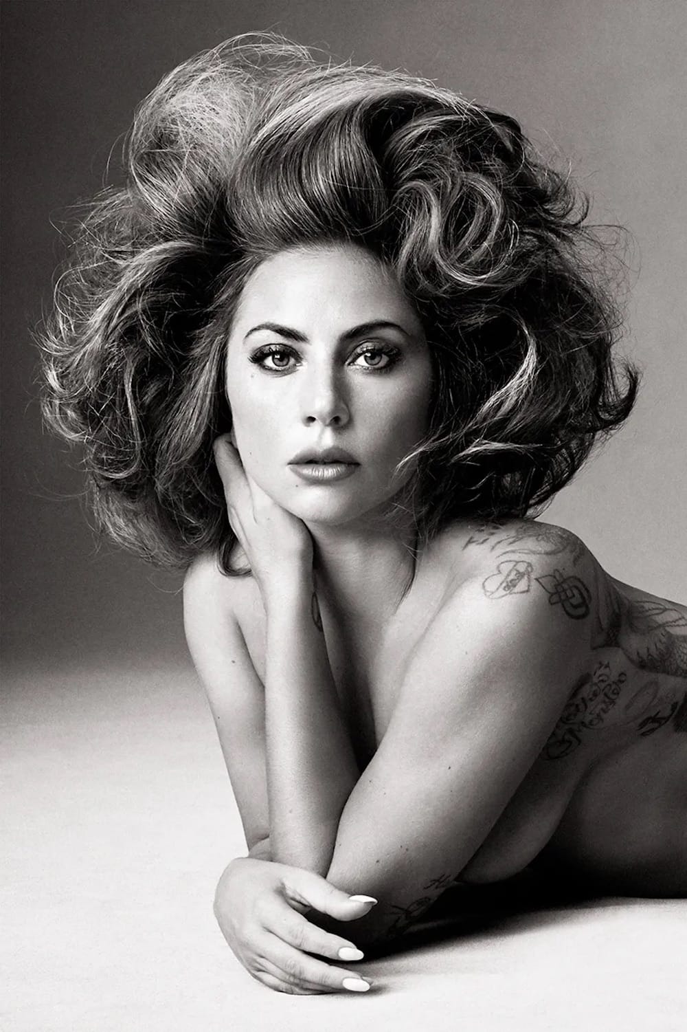 Glamorous Lady Gaga Poses Nude for British Vogue December 2021