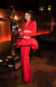 Red Hot Zendaya in Vera Wang at the 2021 CFDA Fashion Awards
