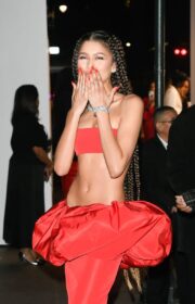 Red Hot Zendaya in Vera Wang at the 2021 CFDA Fashion Awards