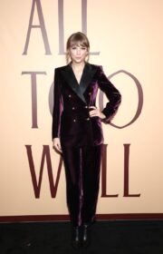 Taylor Swift in Etro Dress at the ‘All Too Well’ New York Premiere