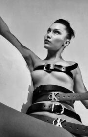 Bella Hadid in a Sexy Photoshoot for Calvin Klein on December 2021