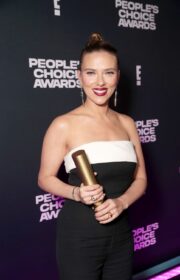 Scarlett Johansson in a Jumpsuit at 2021 People’s Choice Awards