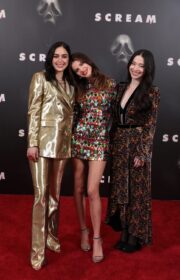 Melissa Barrera Wore Glittering Dress to the Scream (2022) LA Premiere