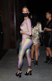 Draya Michele Vibrant Night Out Style in Los Angeles - 22 January 2022