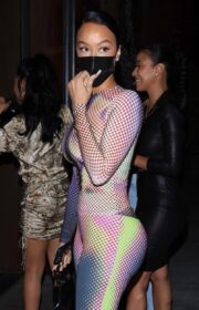 Draya Michele Vibrant Night Out Style in Los Angeles - 22 January 2022
