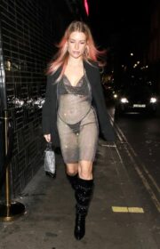 Lottie Moss Hot Sheer Night Out Style in London - 21 January 2022