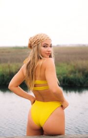Madelyn Cline Sexy Hot Photoshoot for Aro Swimwear 2021 Campaign