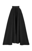 Carolina Herrera Overskirt-Detailed High-Waisted Silk Pants