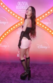 Gorgeous Olivia Rodrigo in a Mini-Dress at ‘Driving Home 2 U’ LA Premiere 2022