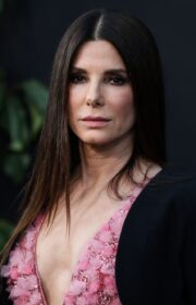 Sandra Bullock in Elie Saab Dress at ‘The Lost City’ LA Premiere & After Party 2022