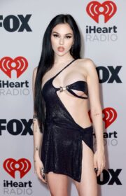 Sensual Maggie Lindemann in Sexy Dress at 2022 iHeartRadio Music Awards in LA