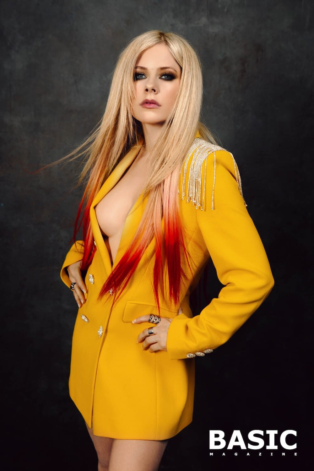 Avril Lavigne Looks Super Hot in Basic Magazine Issue 19 2022