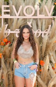 Coachella 2022: Madison Pettis Hot in Sexy Sheer Top at Revolve Festival