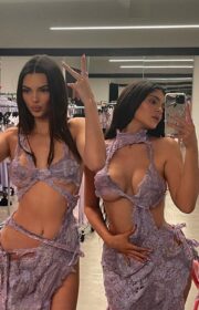 Kylie Jenner and Kendall Racy Photoshoot for KENDALL X KYLIE Cosmetics 2022