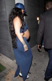Pregnant Rihanna’s Night Out Style in Stunning Outfits in LA - April 2022