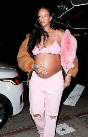 Pregnant Rihanna’s Night Out Style in Stunning Outfits in LA - April 2022