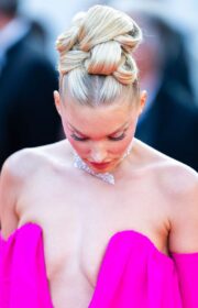 Cannes 2022: Elsa Hosk in Racy Pink Valentino Dress For Elvis Premiere