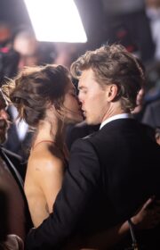 Cannes 2022: Kaia Gerber in Red Celine Dress Kisses Boyfriend Austin Butler