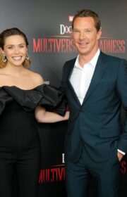 Benedict Cumberbatch and Sophie Hunter at Doctor Strange 2 New York Screening 2022