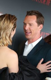 Benedict Cumberbatch and Sophie Hunter at Doctor Strange 2 New York Screening 2022