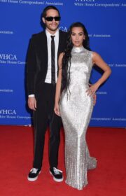 Kim Kardashian and Pete Davidson Make Red Carpet Debut at 2022 White House Correspondents' Association Dinner