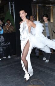 Met Gala 2022: Delightful Hailey Bieber in Backless Saint Laurent Gown
