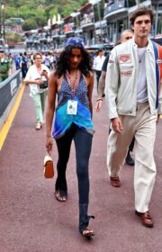 Simone Ashley and Jacob Elordi at 2022 Monaco F1 Grand Prix (16 Photos)