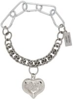 Chopova Lowena Silver Heart Necklace